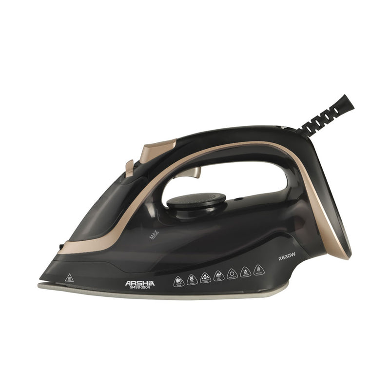 Arshia Steam Iron (Black & Gold)