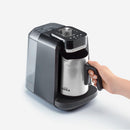 ماكنة صنع القهوة التركية  Rich Spin Pro مع خزان ماء  من ارزوم اوكا OK0038 Silver