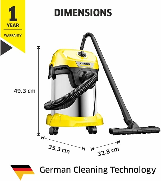 Karcher WD 3 S V Vacuum Cleaner 17L