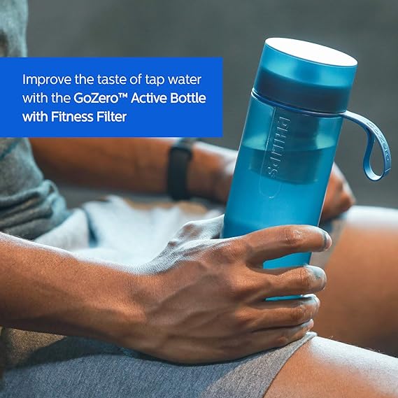 مطرة مياه مع فلتر كربوني من فيليبس Philips Water Bottle GoZero AWP2712BLR/24 مطرة مياه مع فلتر كربوني من فيليبس Philips Water Bottle GoZero AWP2712BLR/24
