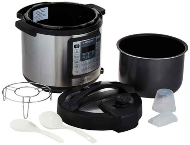 Arshia Stainless Steel Digital Pressure Cooker 12L Black