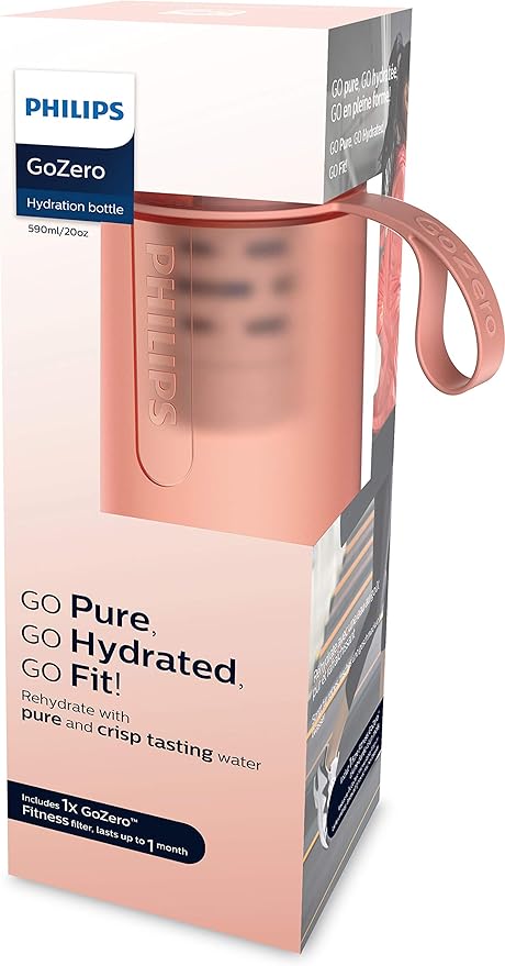GoZero Philis Water Bottle مطرة مياه مع فلتر كربوني من فيليبس AWP2712RDR/24 GoZero Philis Water Bottle مطرة مياه مع فلتر كربوني من فيليبس AWP2712RDR/24