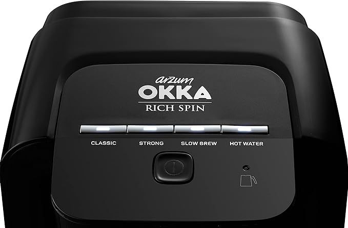 ماكنة صنع القهوة التركية Spin Rich - اسود و سلفر من ارزوم ok0016 Arzum Okka ماكنة صنع القهوة التركية Spin Rich - اسود و سلفر من ارزوم ok0016 Arzum Okka