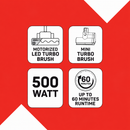 Arzum MagiClean Flex AR4213 مكنسة كهربائية لاسلكية عمودية 500 واط