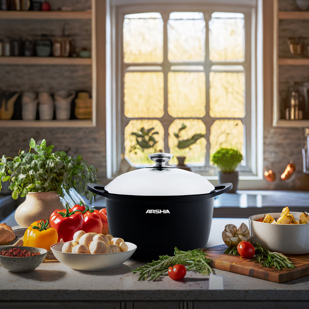 قدر مصنوع بتقنية الصب 28 سم من ArshiaArshia Die-Casted Casserole 28cm قدر مصنوع بتقنية الصب 28 سم من ArshiaArshia Die-Casted Casserole 28cm