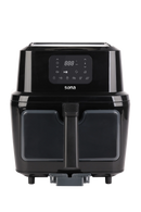 مقلاة هوائية سونا سعة 8 لتر 1700 واط و 9 برامج لون اسود