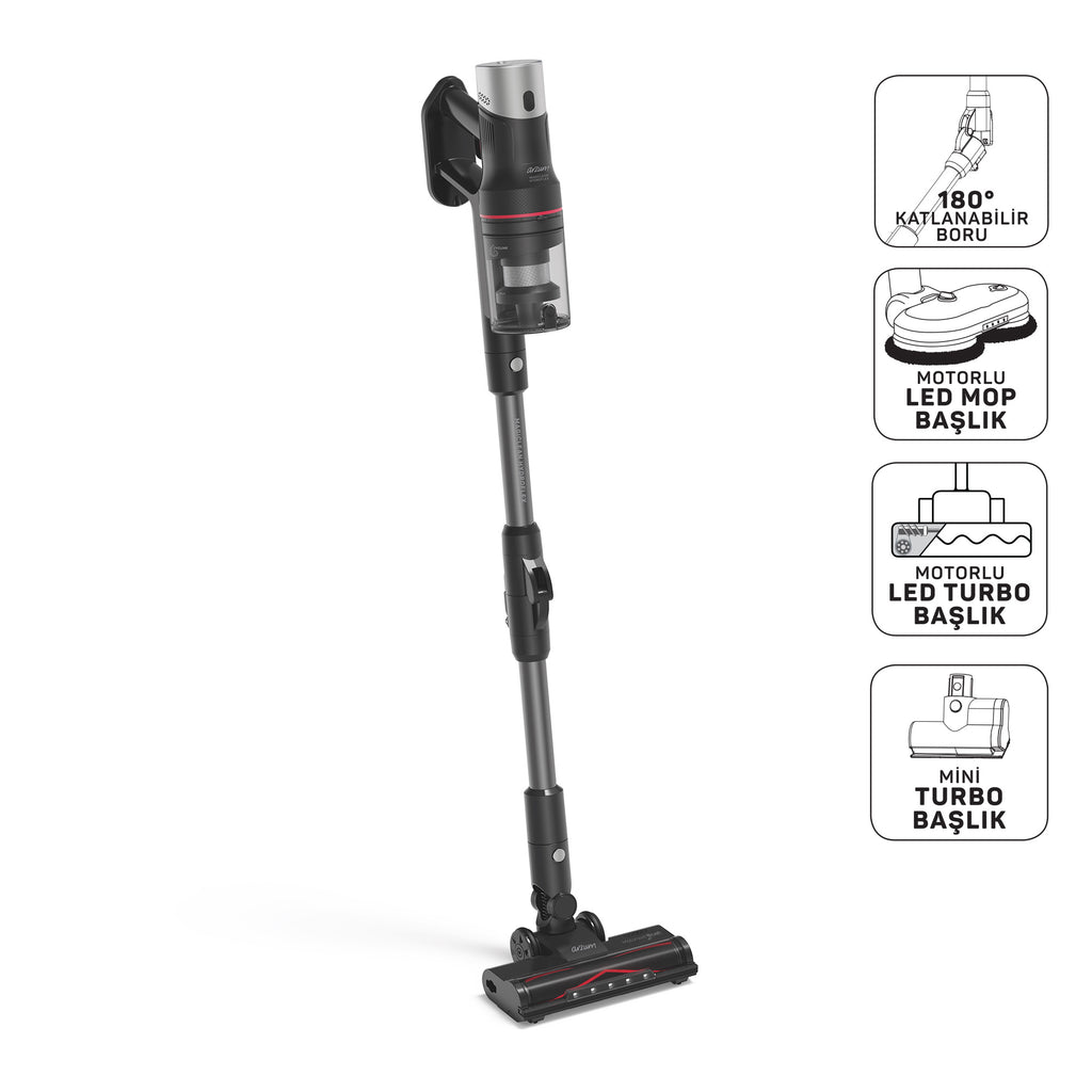 Arzum MagiClean HydroFlex AR4213 مكنسة كهربائية لاسلكية عمودية مع خاصية الكنس والمسح Arzum MagiClean HydroFlex AR4213 مكنسة كهربائية لاسلكية عمودية مع خاصية الكنس والمسح