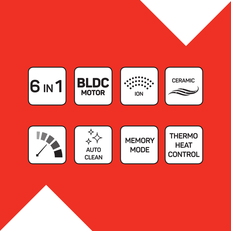 مصفف الشعر أرزوم Revolution BLDC أيوني بنفخ الهواء - AR5166