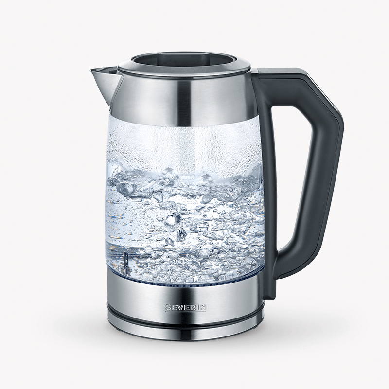 غلاية شاي زجاجية رقمية وغلاية مياه من سيفيرين - 3477
