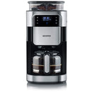 الإبريق الزجاجي الخاص بماكينة قهوة سيفيرن بسعة 10 أكواب مع مقبض أسود