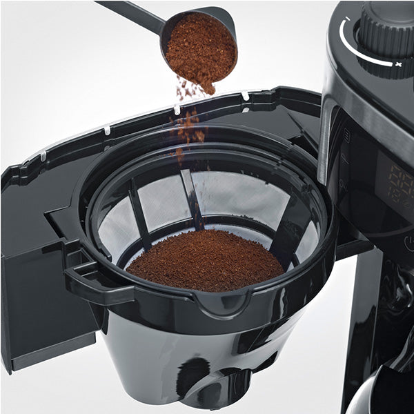 ماكينة صنع القهوة المفلترة مع مطحنة من الفولاذ المقاوم للصدأ من سيفيرن ماكينة صنع القهوة المفلترة مع مطحنة من الفولاذ المقاوم للصدأ من سيفيرن