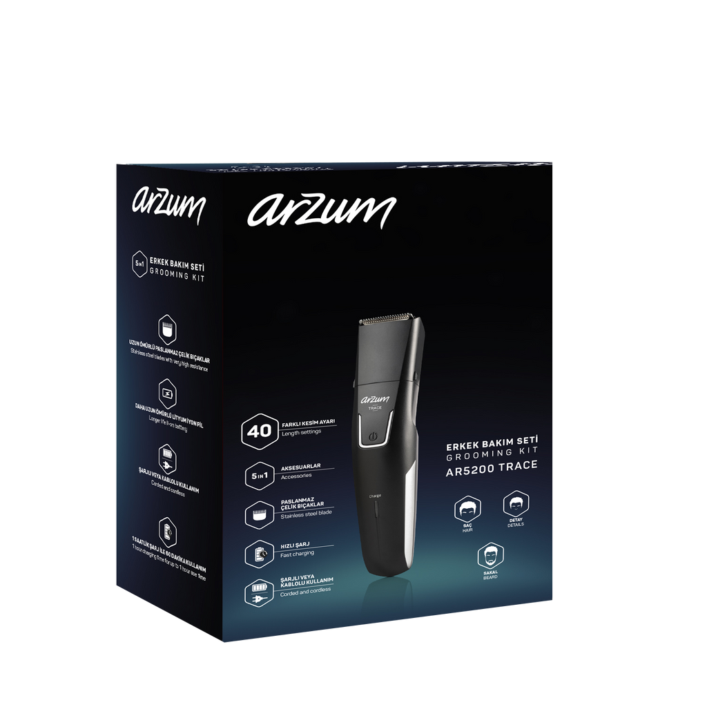 ماكنة الحلاقة 5 في 1 من ارزوم - AR5200 ماكنة الحلاقة 5 في 1 من ارزوم - AR5200