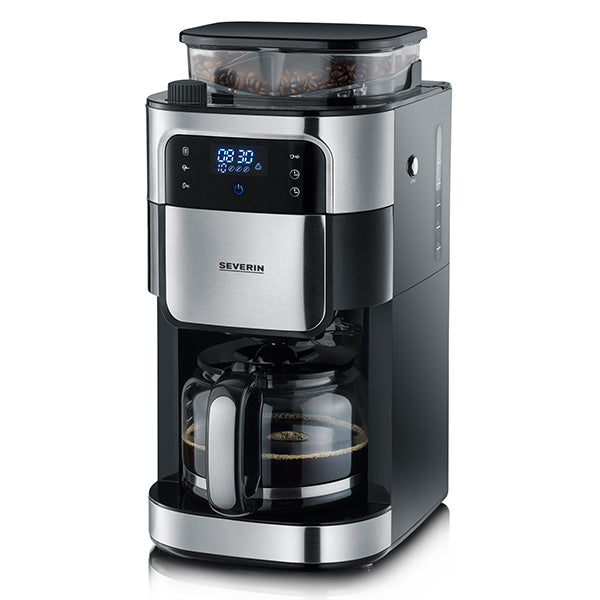 Filter coffee machine with stainless steel grinder from sivern