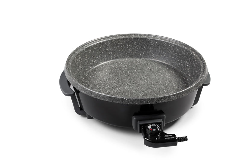 Arzum – Electrical Pan & Pizza Cooker – Black – AR2010