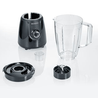 SEVERIN Blender with removable mixing container, 1.5 l, approx. 600 W, SM 3707, black