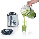 خلاط إبريق سيفيرين بقوة 1000 واط SM 3710، زجاج، ستانلس ستيل مصقول، أسود