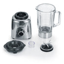 خلاط إبريق سيفيرين بقوة 1000 واط SM 3710، زجاج، ستانلس ستيل مصقول، أسود